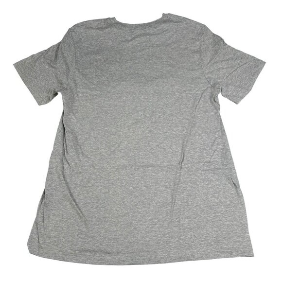 Nike Just Do It Big Logo Grey Heather T-Shirts DX1987-063 Men's Sizes L - XL - Picture 2 of 2